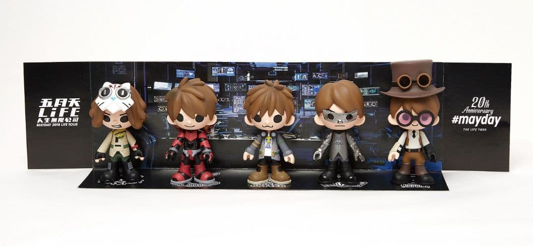 レア新品☆五月天☆人生無限公司[LIFE]黑暗騎士 第五分隊公仔