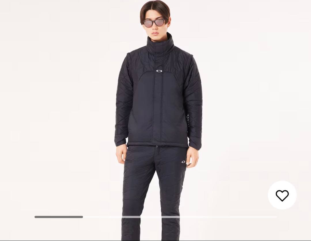 【極美品】オークリー　中綿ジャケット　ゴルフウェア　メンズ　ダウン　ベスト