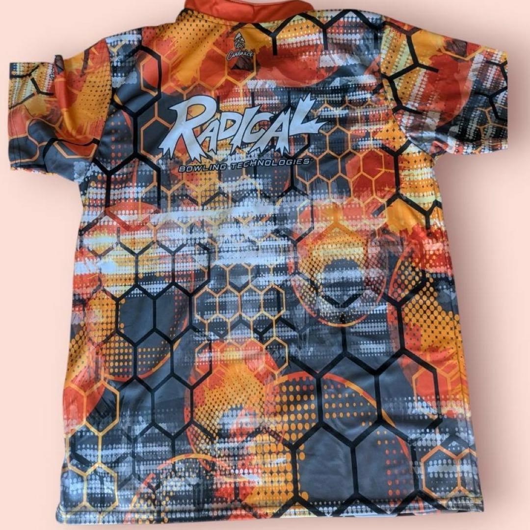 新品未使用 RADICAL ボウリングウェア ハニカムパターン メンズM