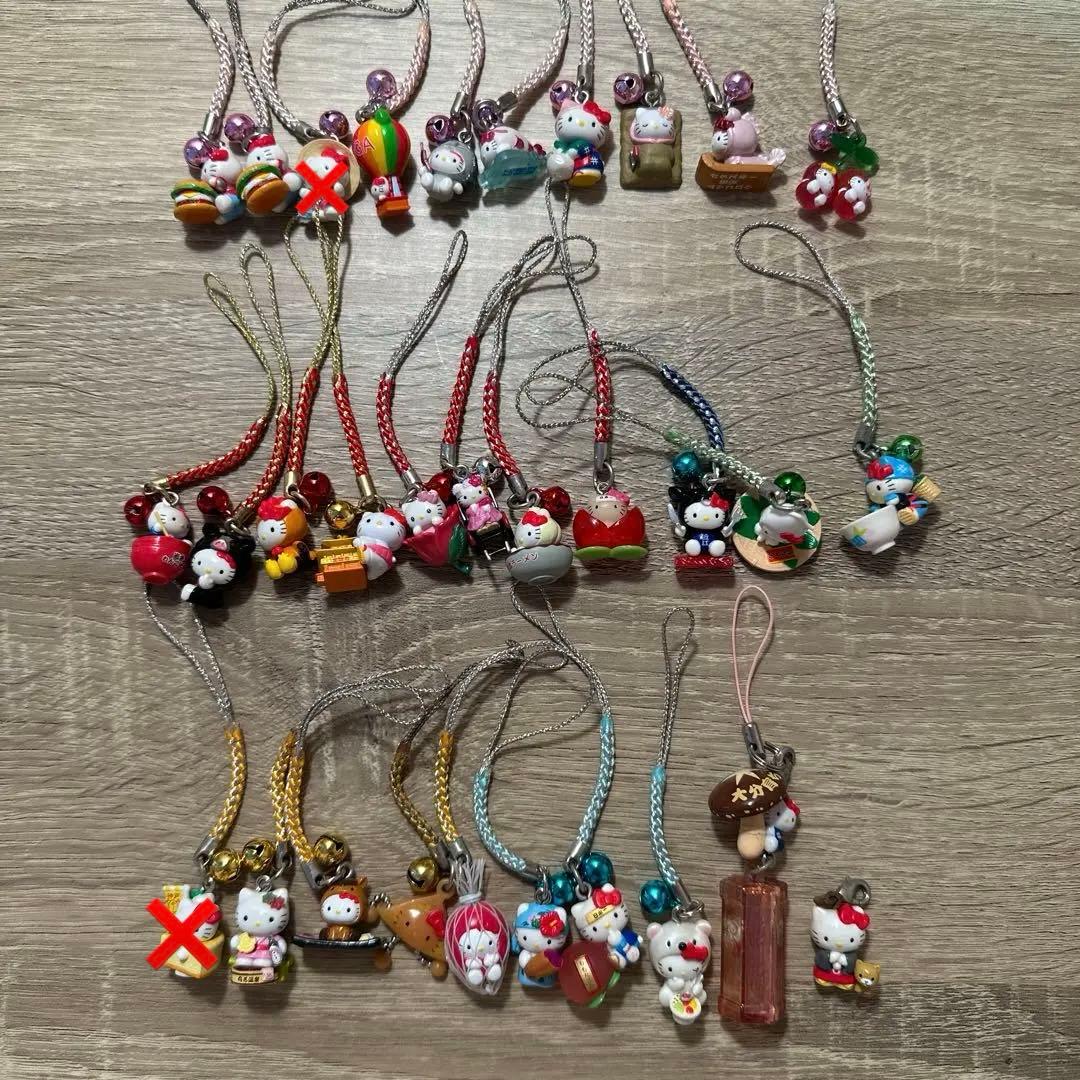 d*9様 【地域限定】ハローキティ ストラップ 33個セット