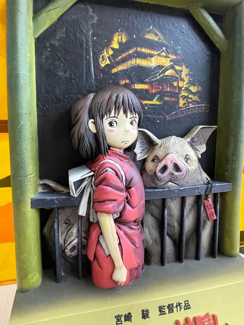 スタジオジブリ　千と千尋の神隠し　店頭用ディスプレイ　フィギュア