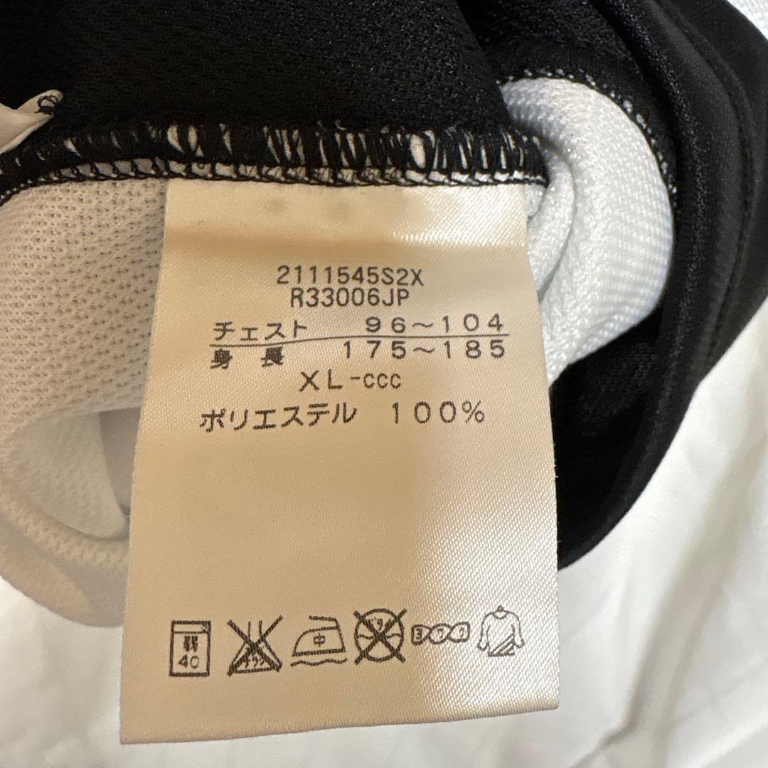 canterbury ラグビーシャツ 黒/白