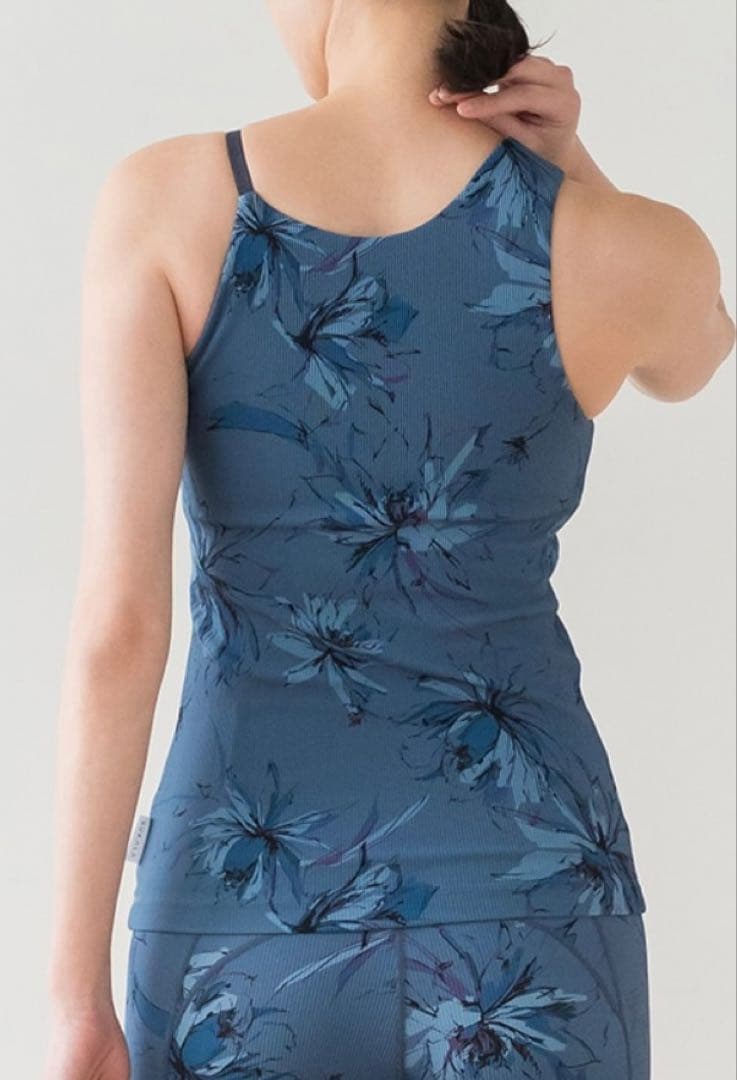 【SUKALA】リブbigフラワープリント ヨガウェア 6月新作M新品未使用