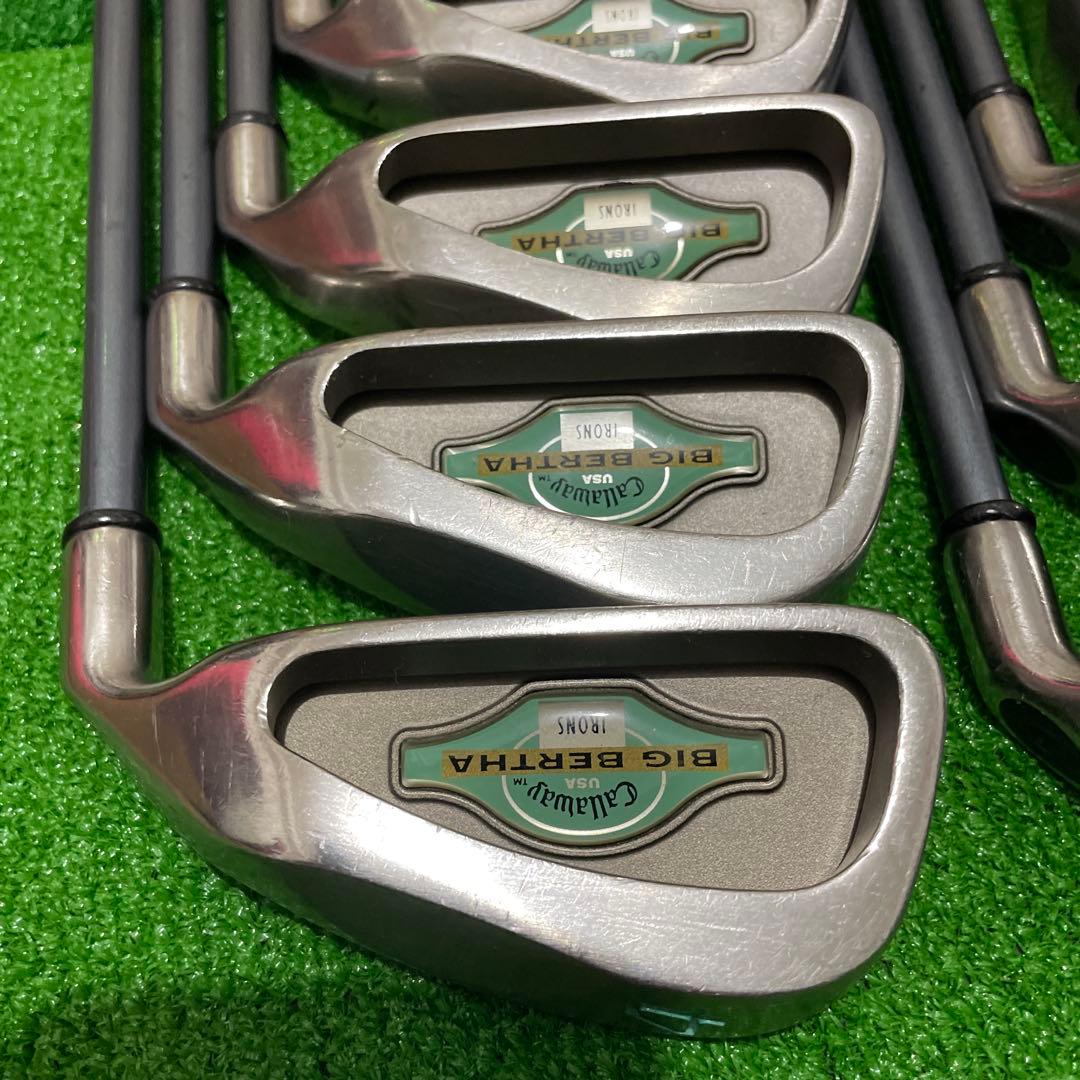 キャロウェイ ビッグバーサ レディースアイアンセット パター 9本セット