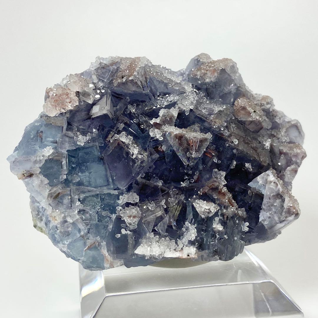 フローライト　クォーツ　蛍石　水晶　鉱物標本　原石　天然石　ストーン　インクル