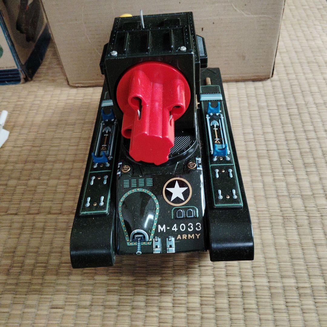 絶版　希少　ブリキ　増田屋　ミサイルタンク　MS-33 MS33 現状品一部欠け