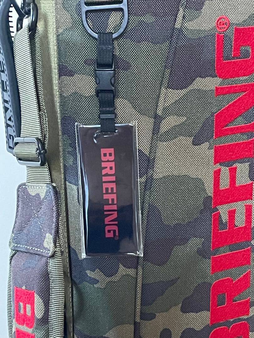 取りに来ていただけるならお値引きできます。BRIEFING 迷彩 キャディバッグ