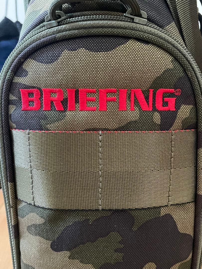 取りに来ていただけるならお値引きできます。BRIEFING 迷彩 キャディバッグ