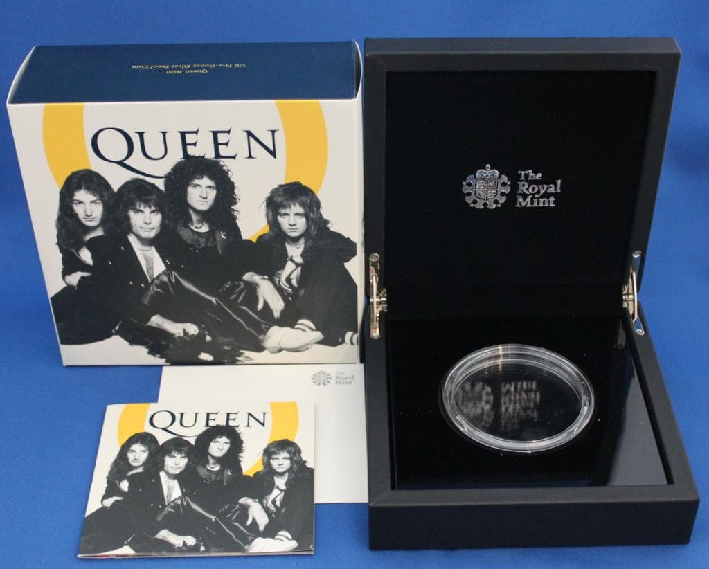 2020年 ミュージックレジェンド クイーン 5オンス銀貨 NGC PF70UC