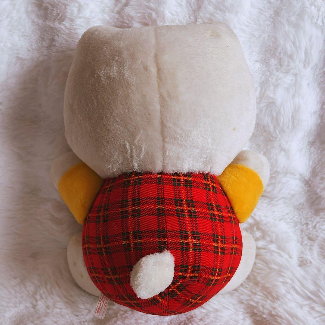 希少レア　ハローキティ　ぬいぐるみ　レトロ　当時品　サンリオ