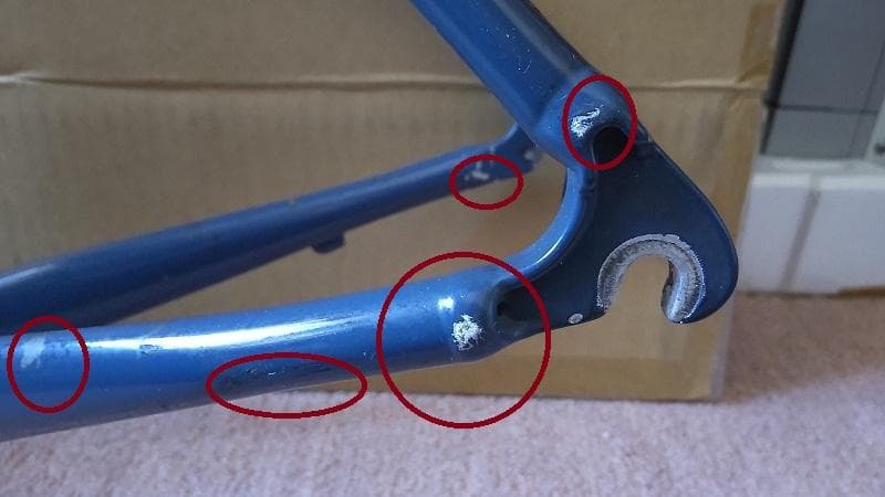 FUJI NAOMI フレームセット M(52)サイズ 軽量　アルミ