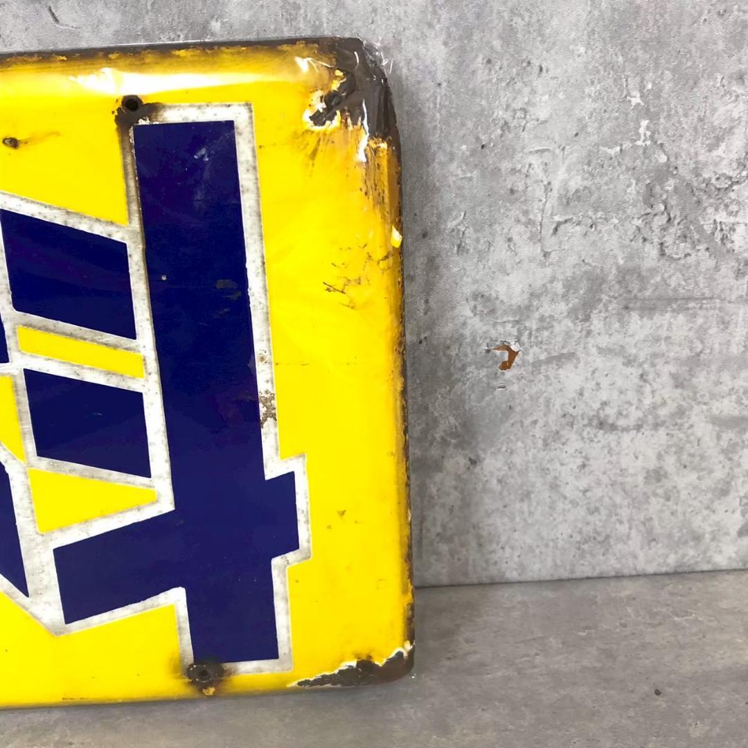 昭和レトロ 当時物 レア マルト 完全飼料 琺瑯看板 ホーロー看板 店頭看板