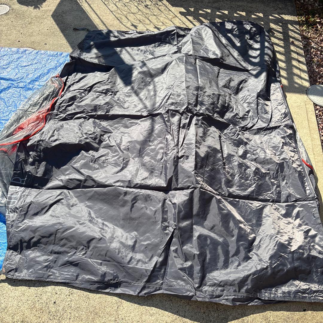 美品　POLeRポーラー　ONEMAN TENT 軽量　簡易設営　オレンジ　ソロ