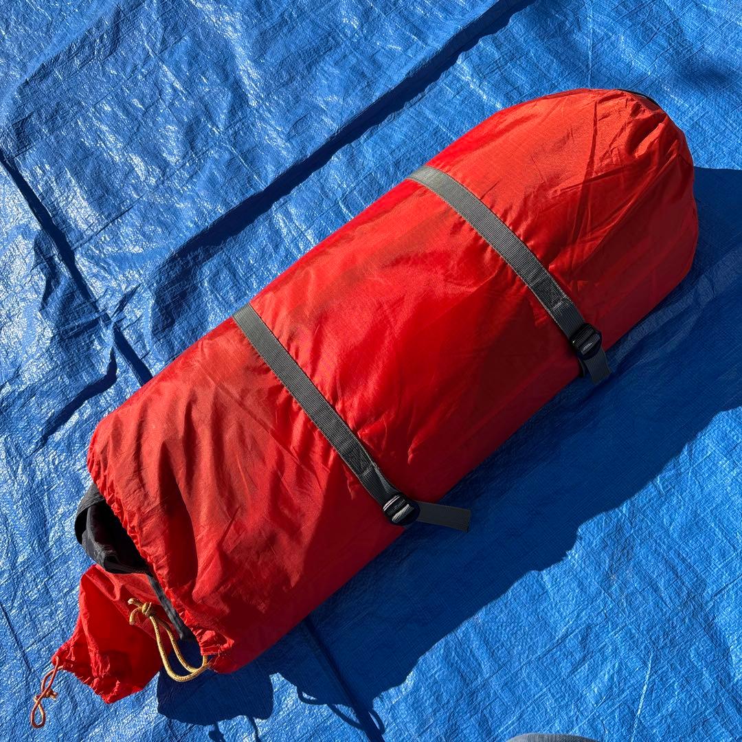 美品　POLeRポーラー　ONEMAN TENT 軽量　簡易設営　オレンジ　ソロ