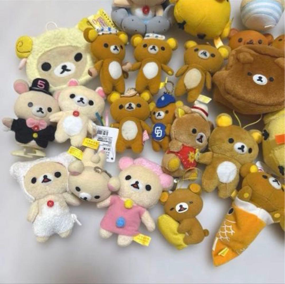 リラックマ　コリラックマ　キイロイトリ　ぬいぐるみ　マスコット　セット