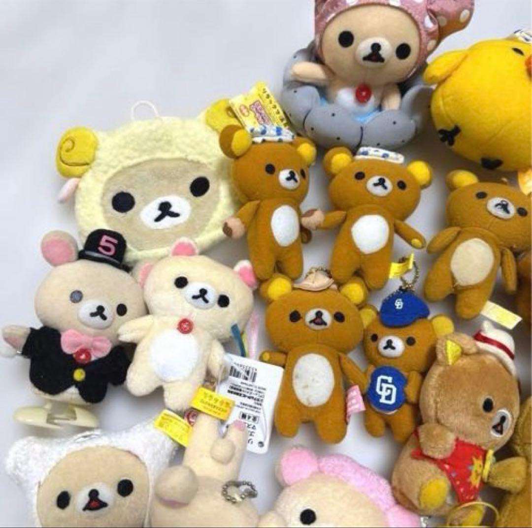 リラックマ　コリラックマ　キイロイトリ　ぬいぐるみ　マスコット　セット