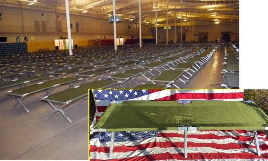 米軍実物 GIコット フォールディングコット 折り畳みベッド 野戦ベッド　41