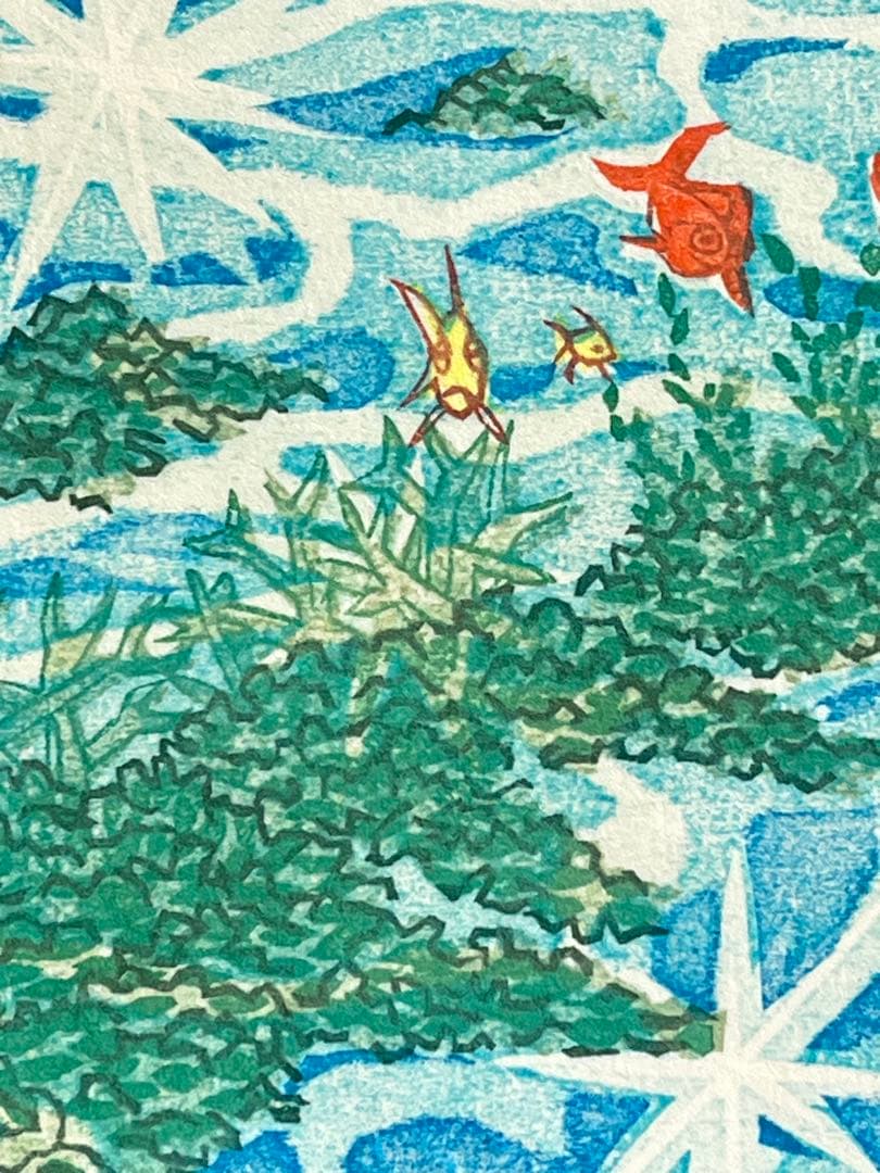 #『Southern blue 』　カノコダカラ貝