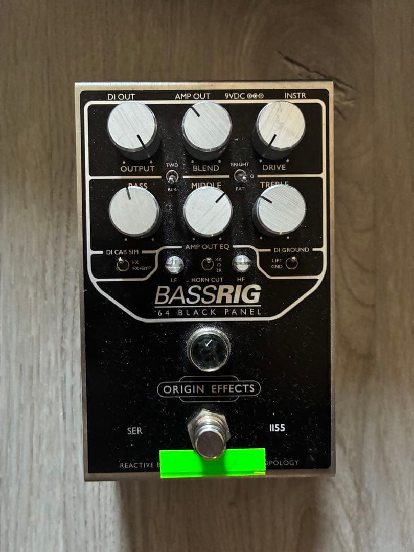 ORIGIN EFFECTS BassRIG ’64 Black Panel