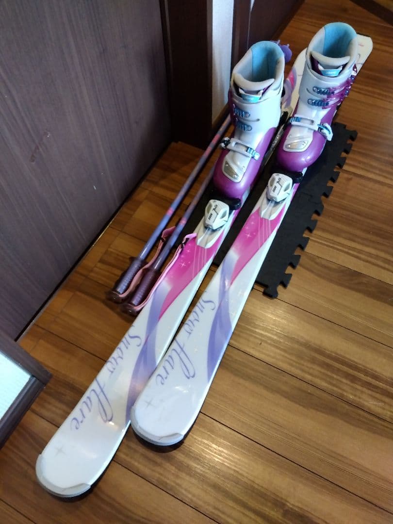 SWALLOW/学生・レディース用/スキーセット/メンテ・WAX済み✔軽量板！！