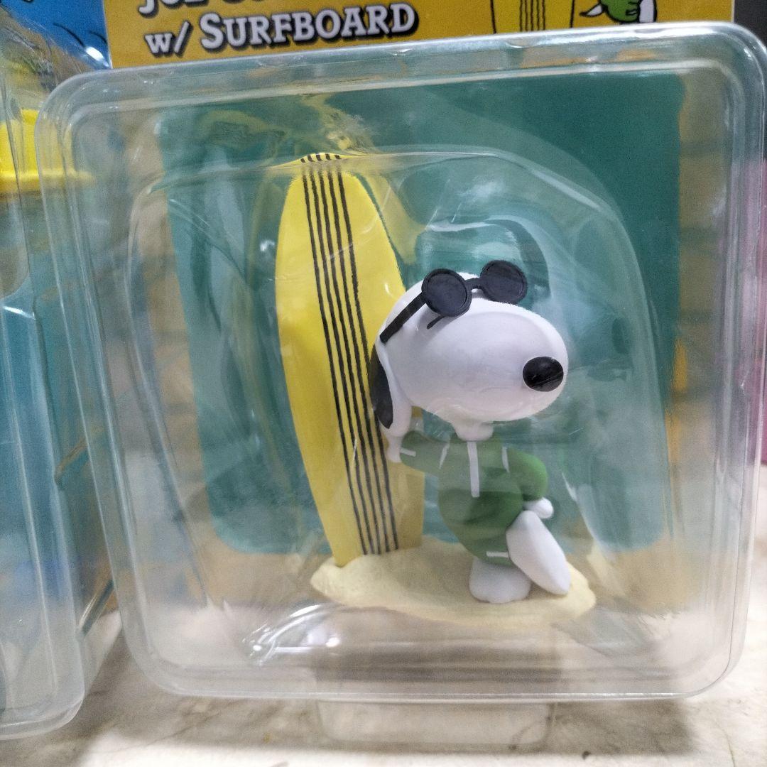 スヌーピー　UDFサーファー　ジョークール　サーフボードフィギュア