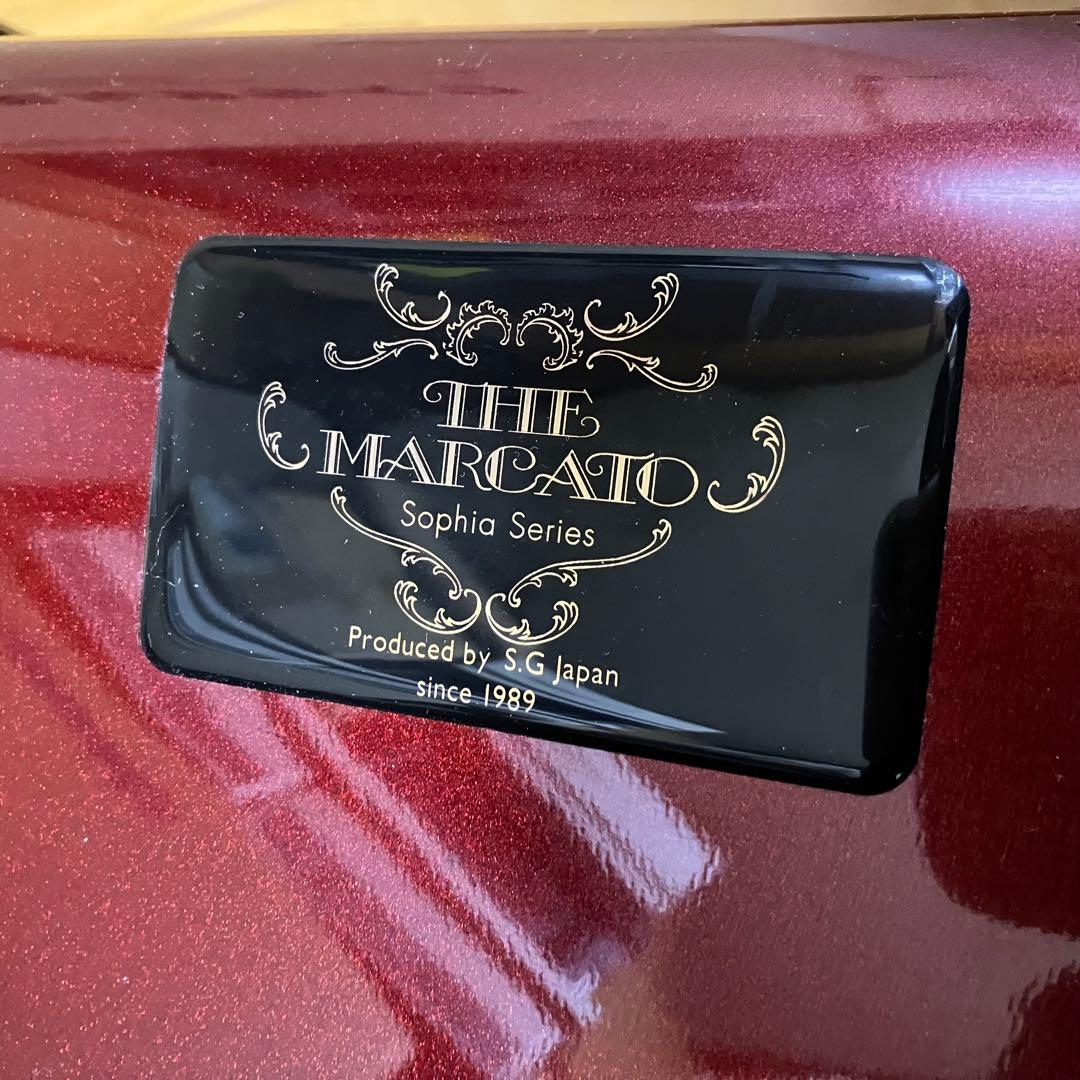 THE MARCATO トロンボーン ハードケース 鍵付き レッド