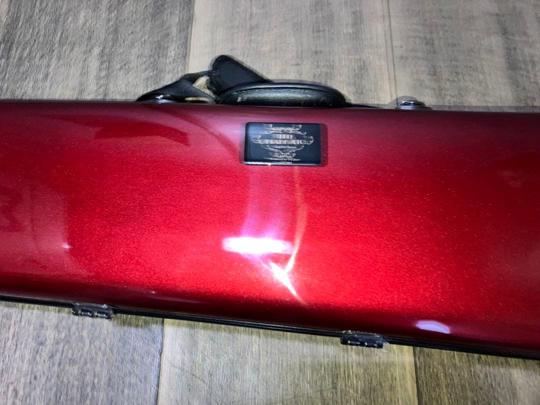 THE MARCATO トロンボーン ハードケース 鍵付き レッド