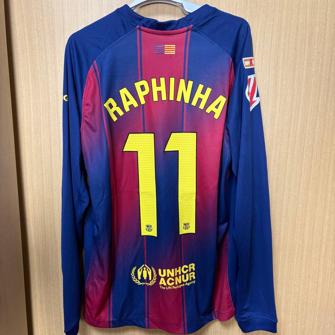 FCバルセロナ 25-26ホーム 長袖 ユニフォーム No.11 ハフィーニャ