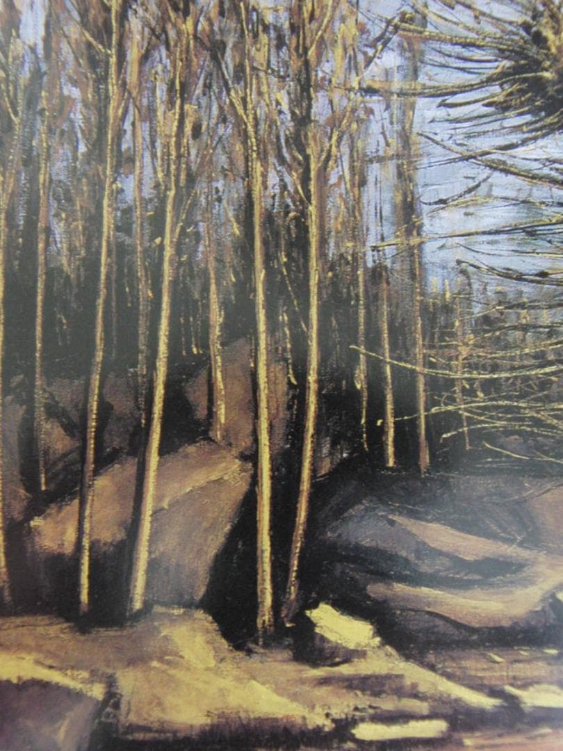 ベルナール・ビュッフェ「Foret de Fontainebleau」