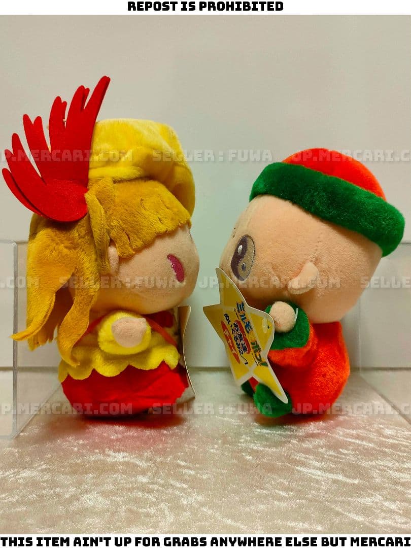 【未使用】ミルモでポン！ライチ チャイ オチョ ムーン ぬいぐるみ 2/1