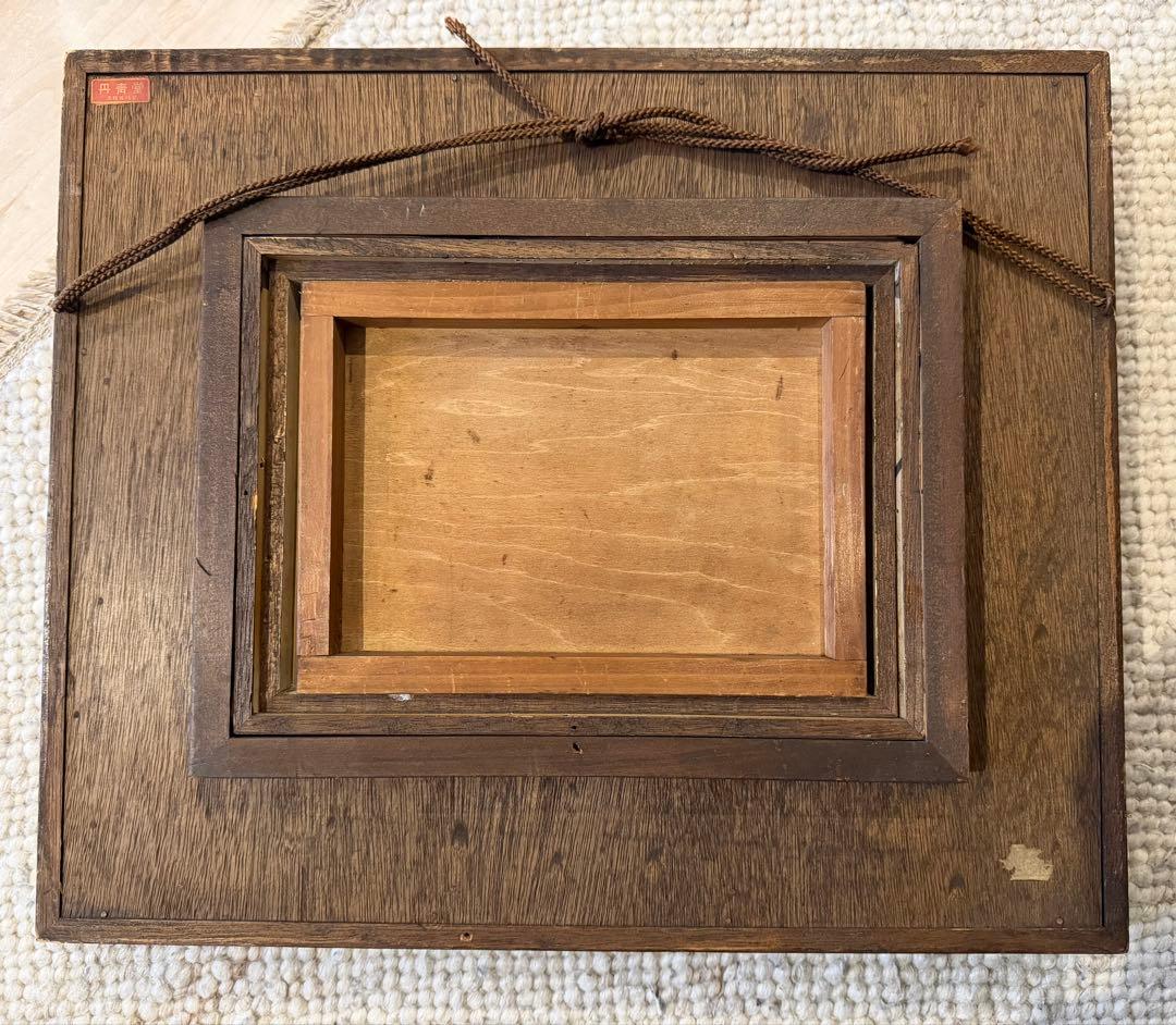 抽象表现主义 油彩画 厚涂技法 立体肌理 额装 #103