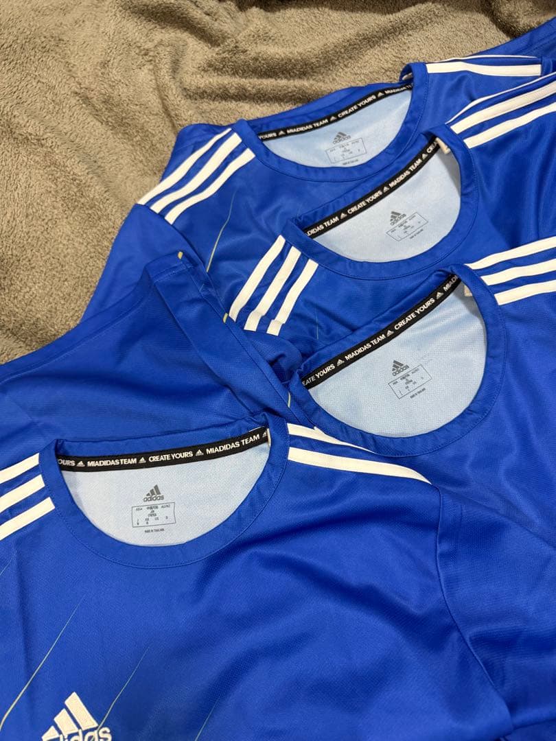 【本日限定価格】adidas アディダス サッカーウェア ユニフォーム ブルー