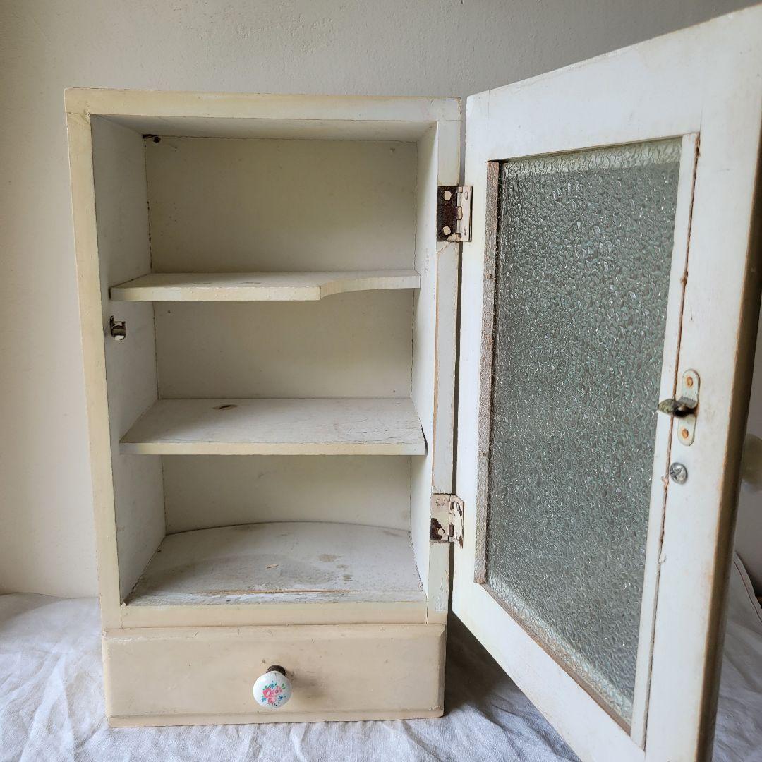 【ひとみ様】フランス　アンティーク　ウォール　キャビネット　壁掛け