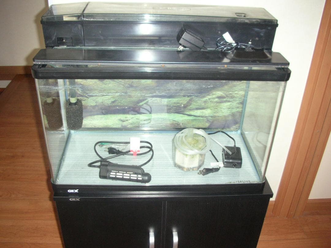GEX ６０㎝　水槽台付　セット一式