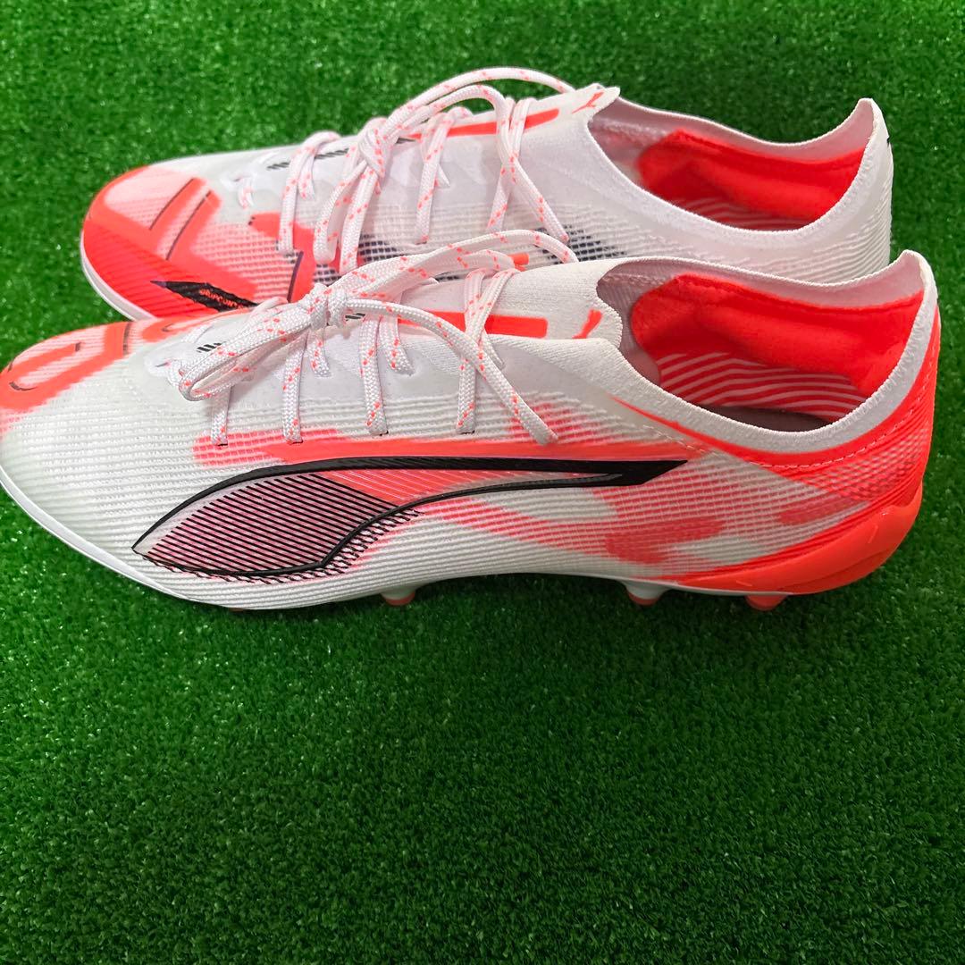 PUMA ULTRA サッカーシューズ ホワイト/オレンジ