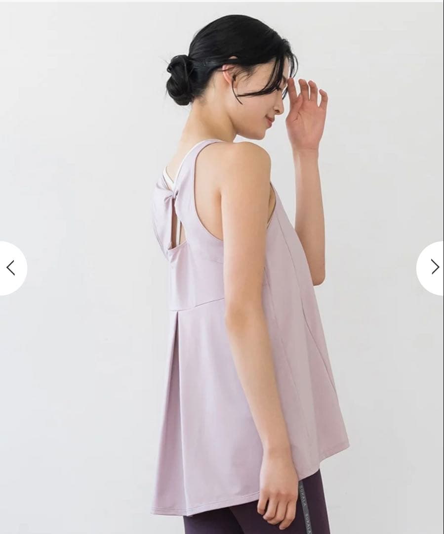 【SUKALA】バックツイストセパレートタンクトップ　Lサイズ　新品未使用