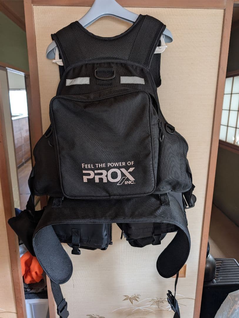 PROX フィッシングベスト ブラック　バッカニア　フローティングベスト　セット