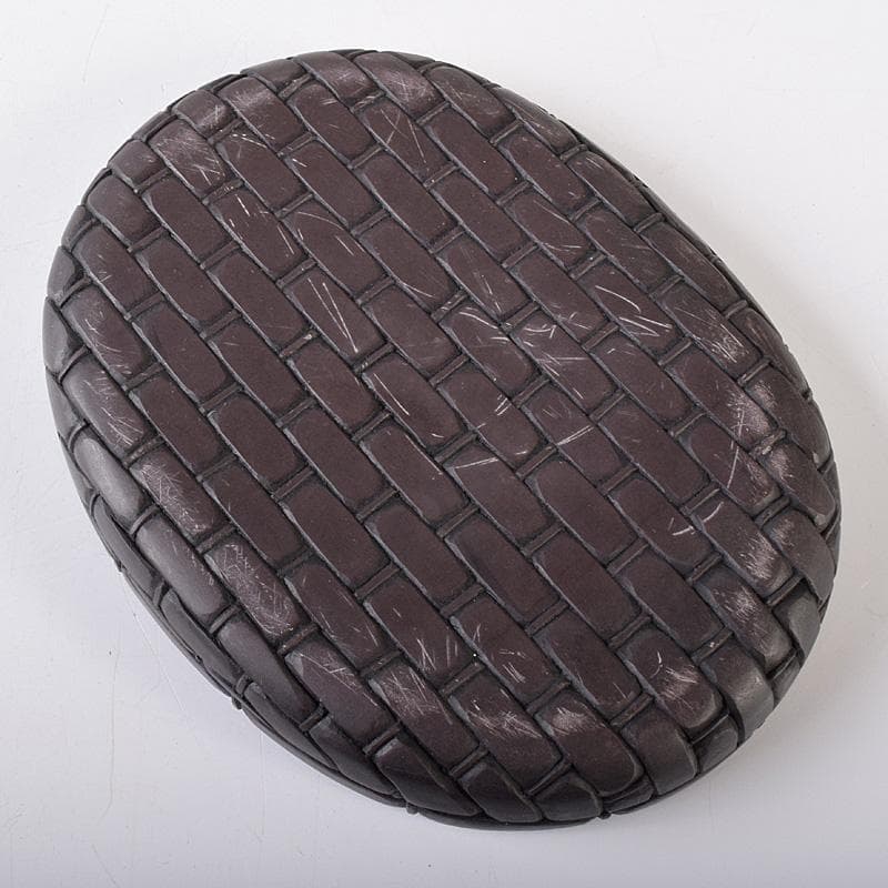 中国　書道具　端渓硯　時代箱付　M　R8260