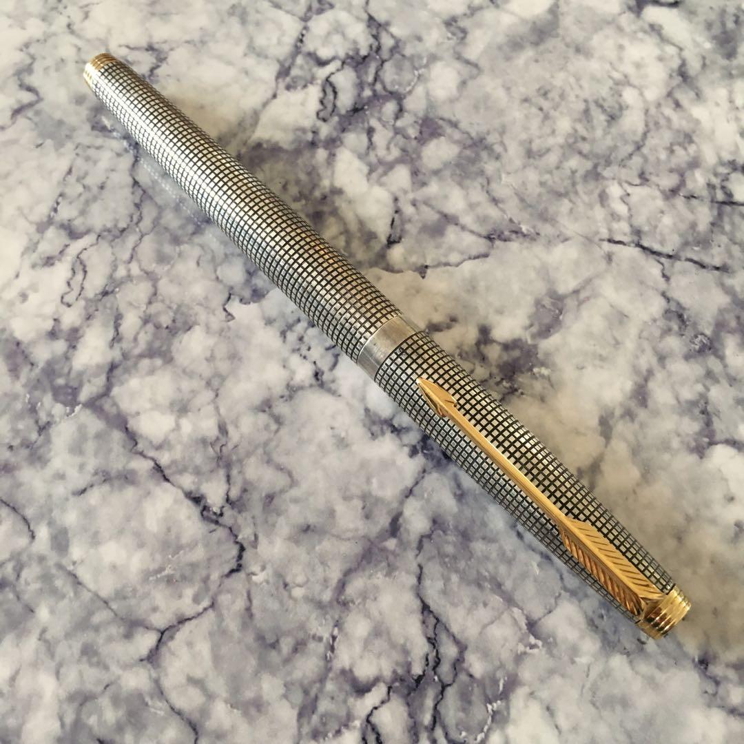 #0167 オーバーホール済み 万年筆 PARKER パーカー 14k