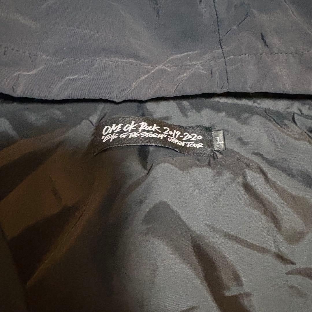 【完売品】ONE OK ROCK アノラックジャケット Lサイズ　黒　ブラック