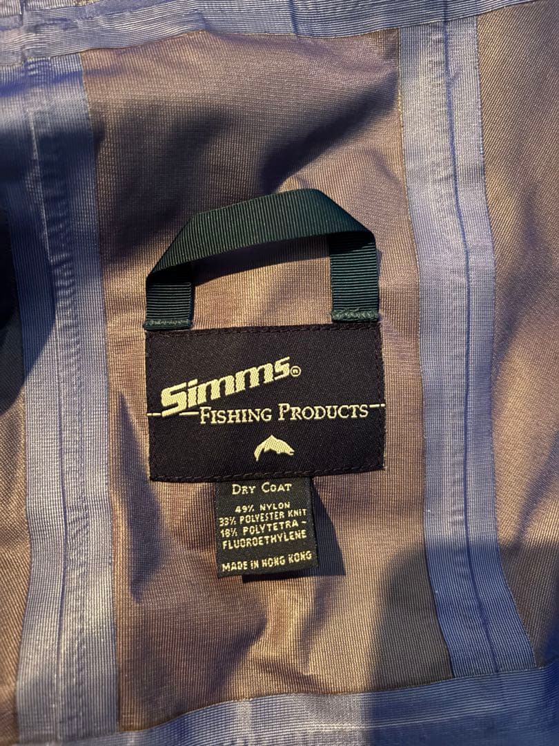 N*Y様 SIMMS GORE-TEX Dry Coat L グリーン