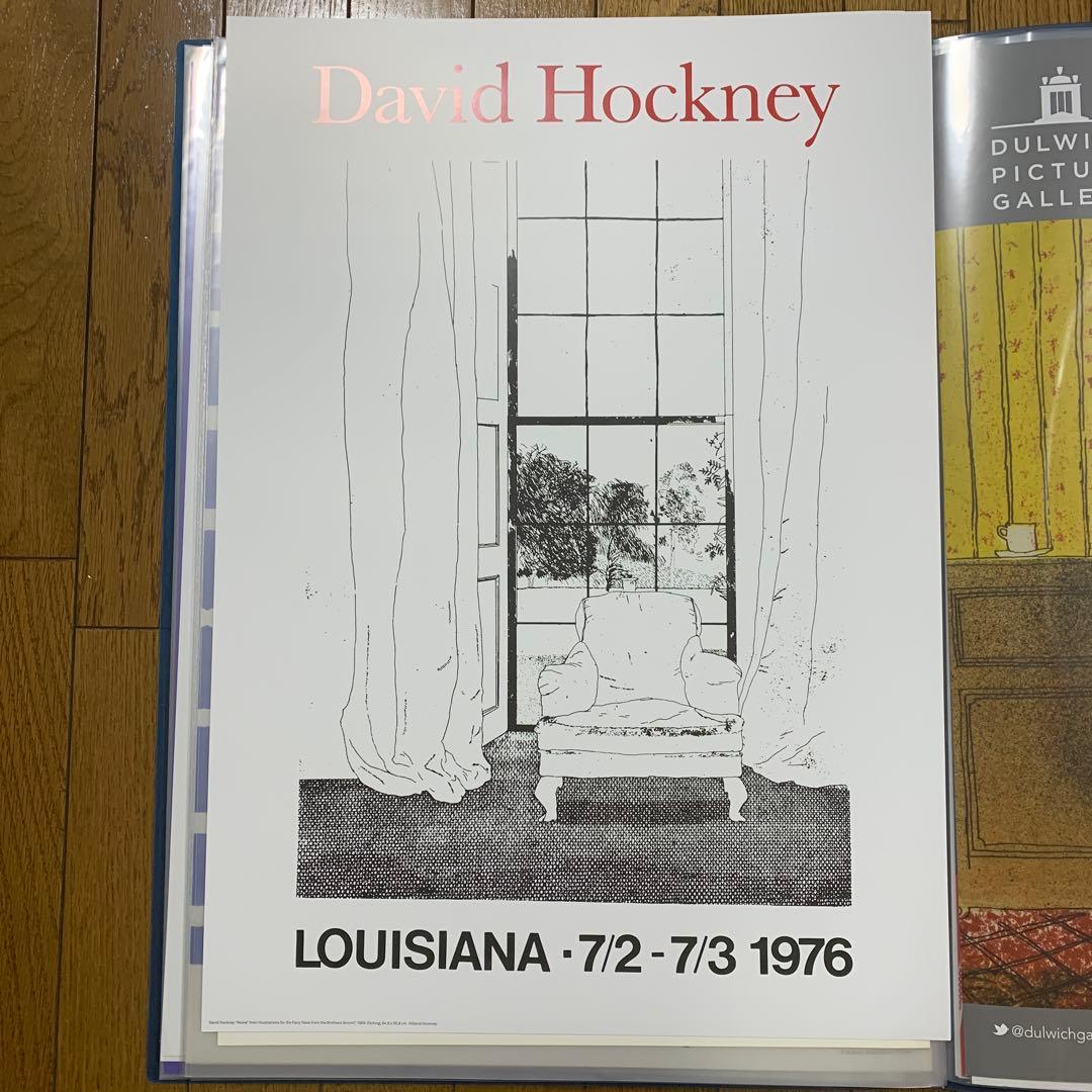 【残1枚】デイヴィッド・ホックニー展 海外ポスター④ A2版 Louisiana