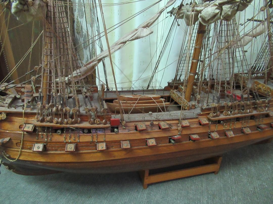 木製帆船　モデルシップ　大型