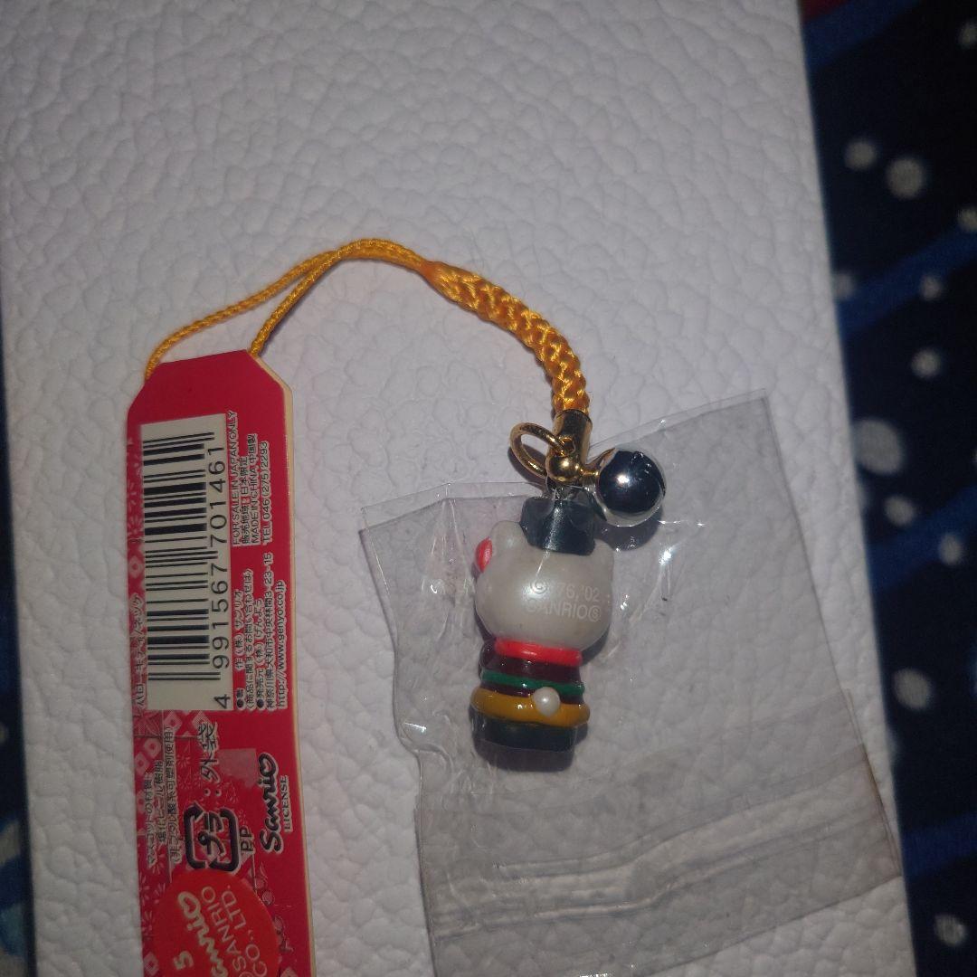 d*7様 ハローキティ　根付　GENYO　ストラップ　2002年