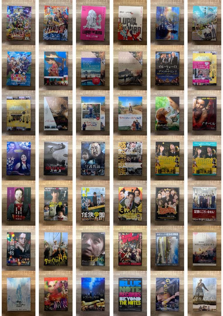 2019年公開の映画チラシコレクション【450枚以上】