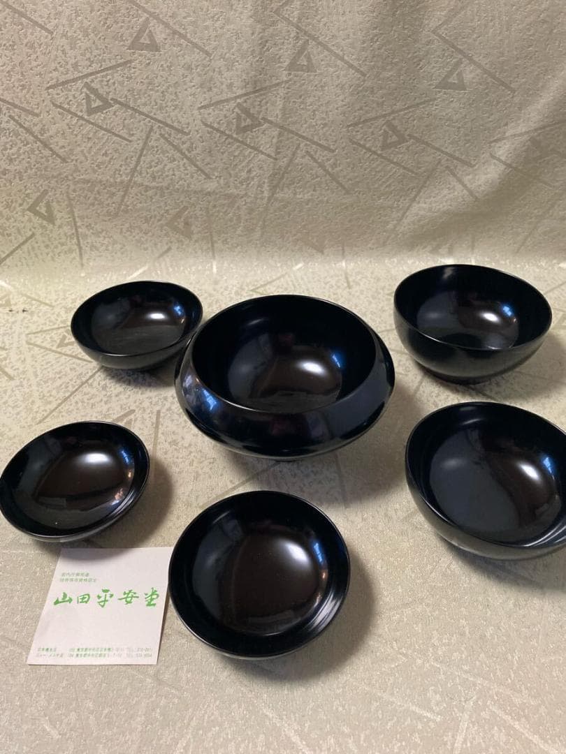 山田平安堂　漆器　共箱付き　未使用/宮内庁御用達/仏具/器　椀