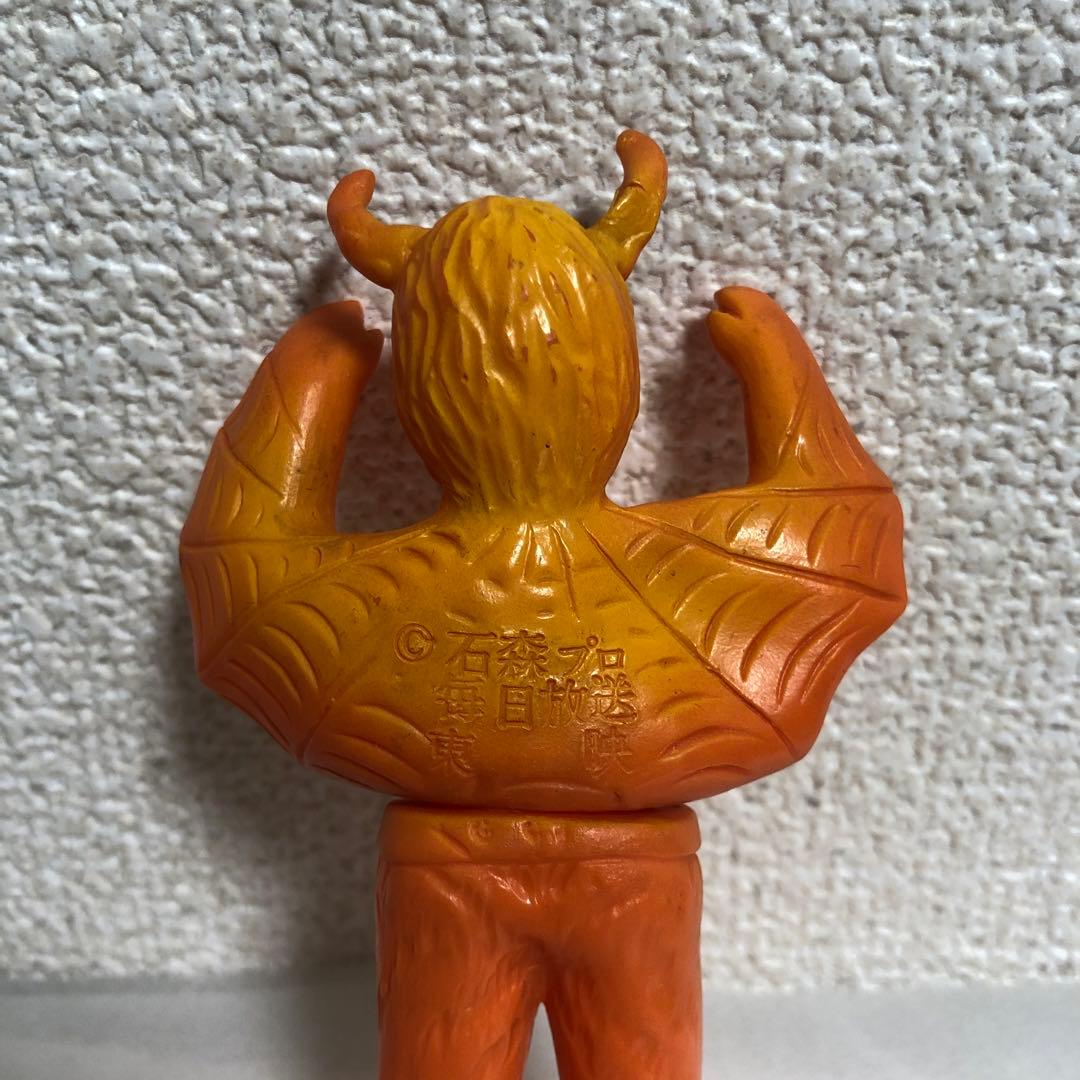 ⚠️当時物・貴重　仮面ライダー　蜘蛛男　クモ男② ミニソフビ　昭和レトロ　ポピー