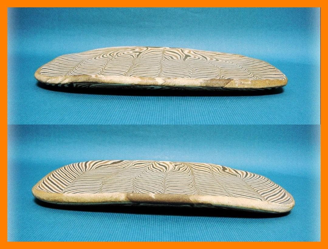 446『練上手 皿』　/骨董品 古美術 古玩 アンティーク