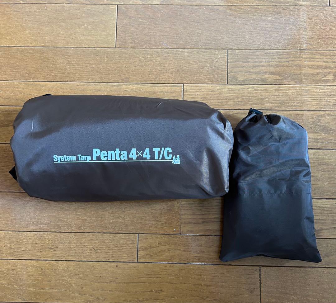 Ogawaシステムタープ ペンタ4×4 T/C ポール２セット