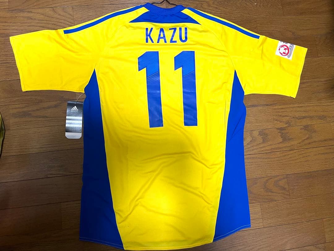 三浦 和良選手支給　東日本大震災チャリティーマッチ　半袖 ユニフォーム